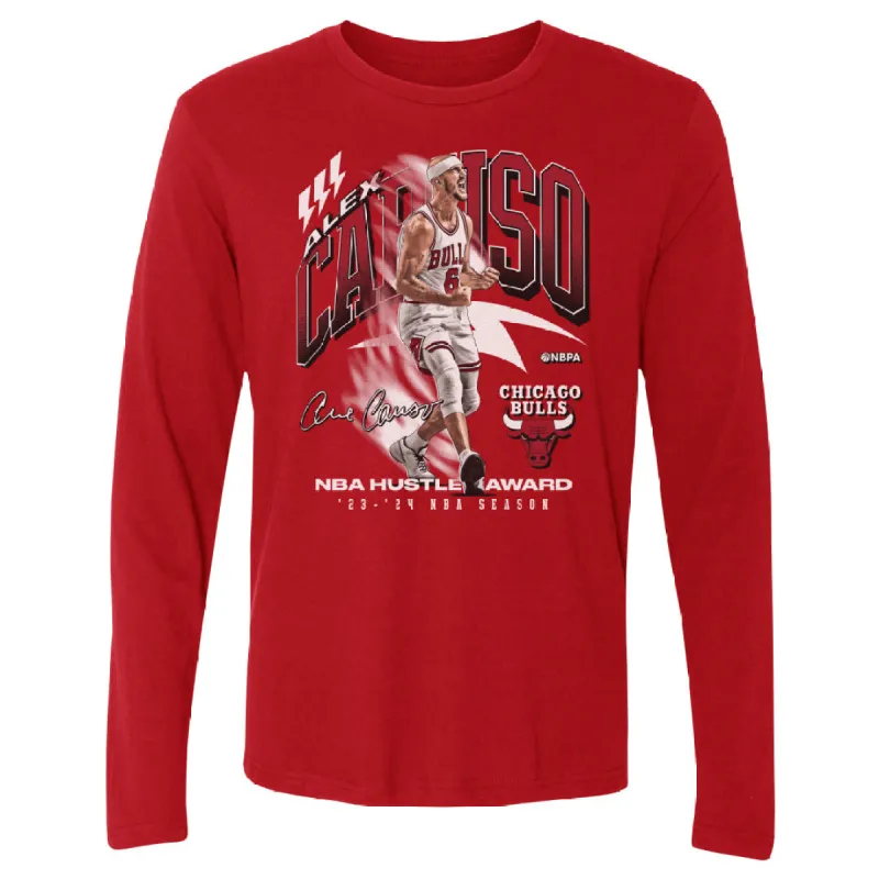 Alex Caruso Chicago Bulls 2024 NBA Hustle Award WHT sold by 500 Level