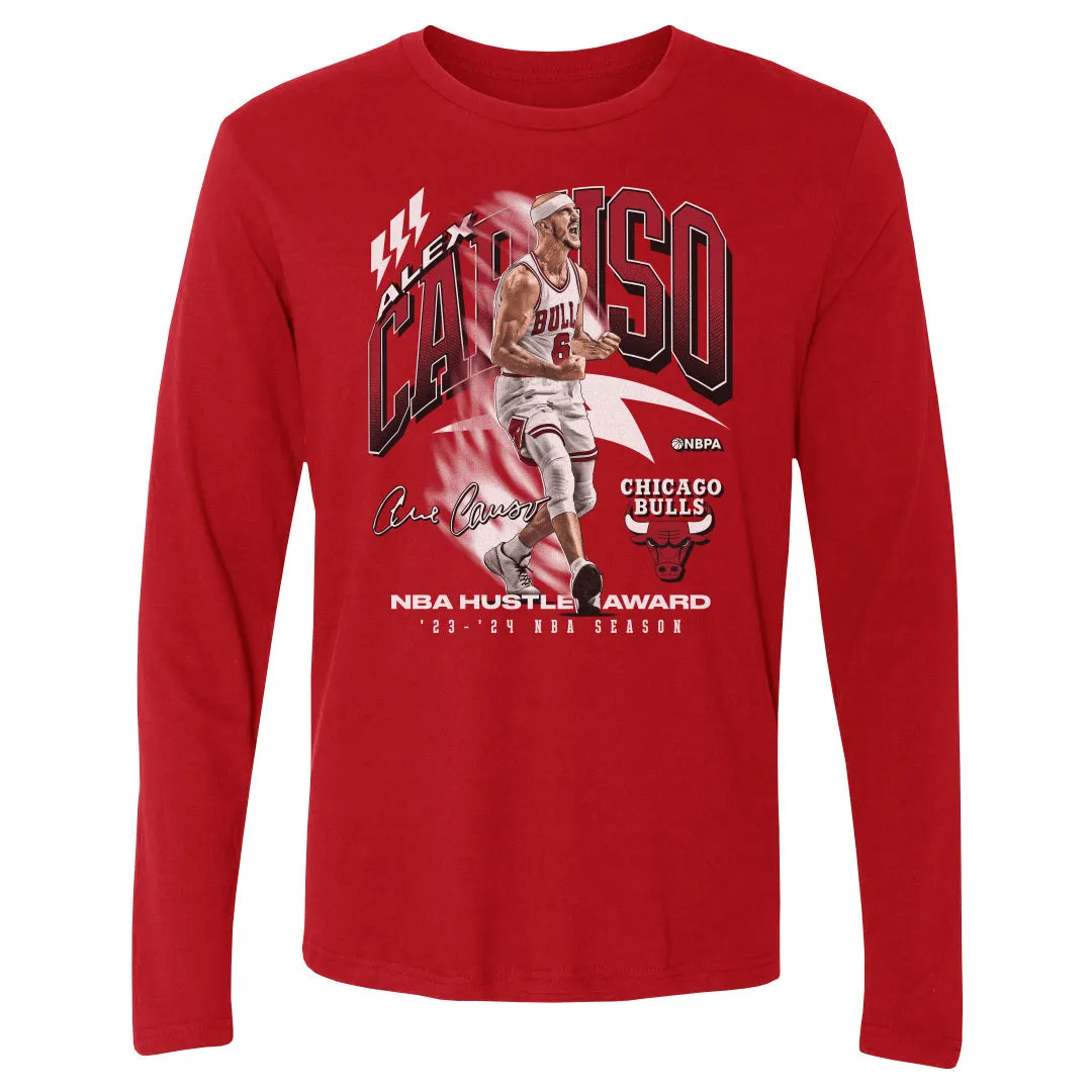 Alex Caruso Chicago Bulls 2024 NBA Hustle Award WHT sold by 500 Level