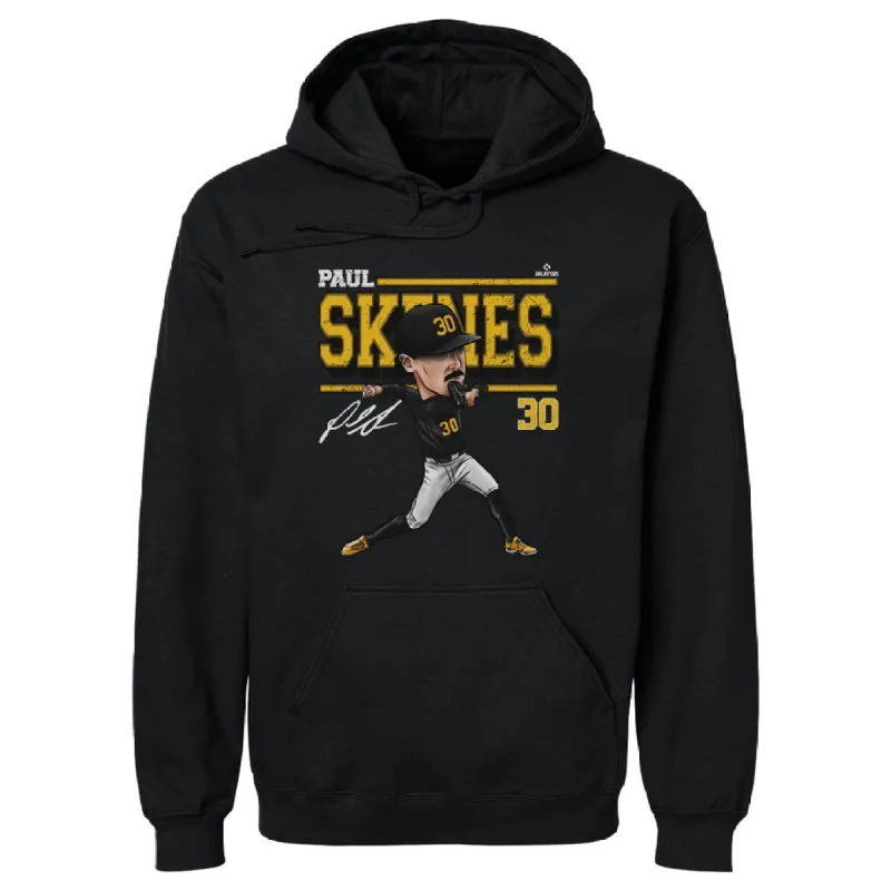 Paul Skenes Pittsburgh Cartoon WHT sold by 500 Level