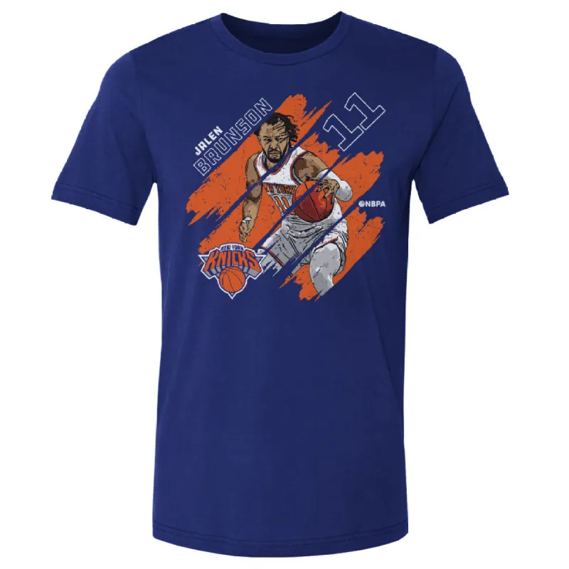 Jalen Brunson New York Knicks Stripes WHT sold by 500 Level