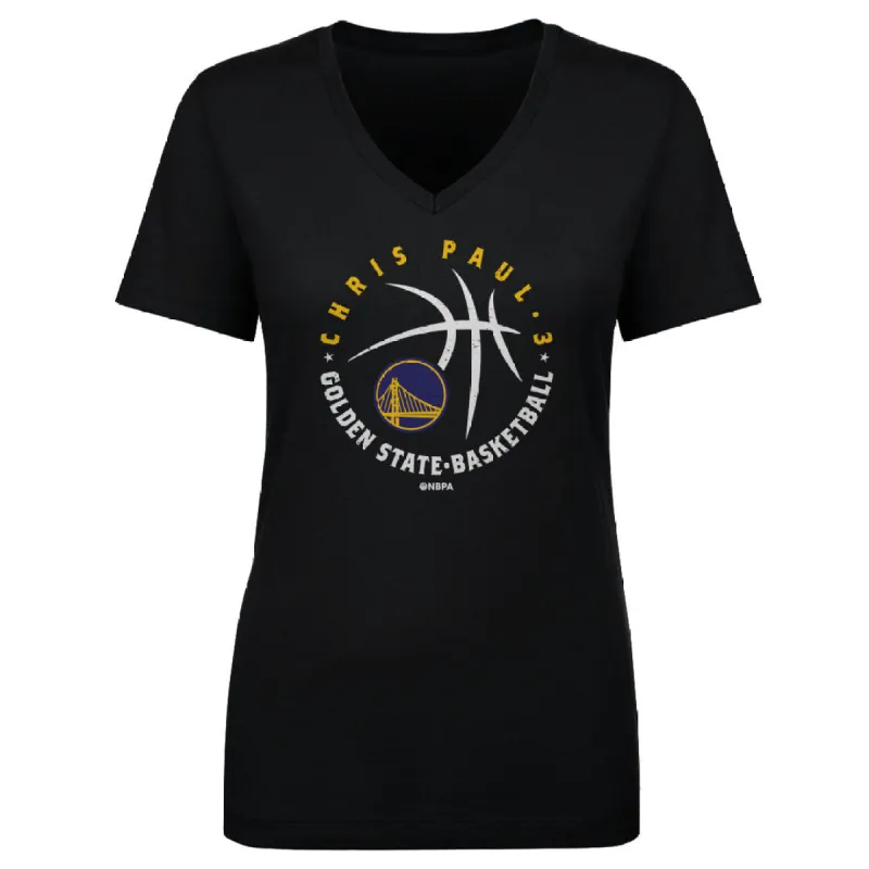 Chris Paul Golden State Warriors Player Ball WHT sold by 500 Level