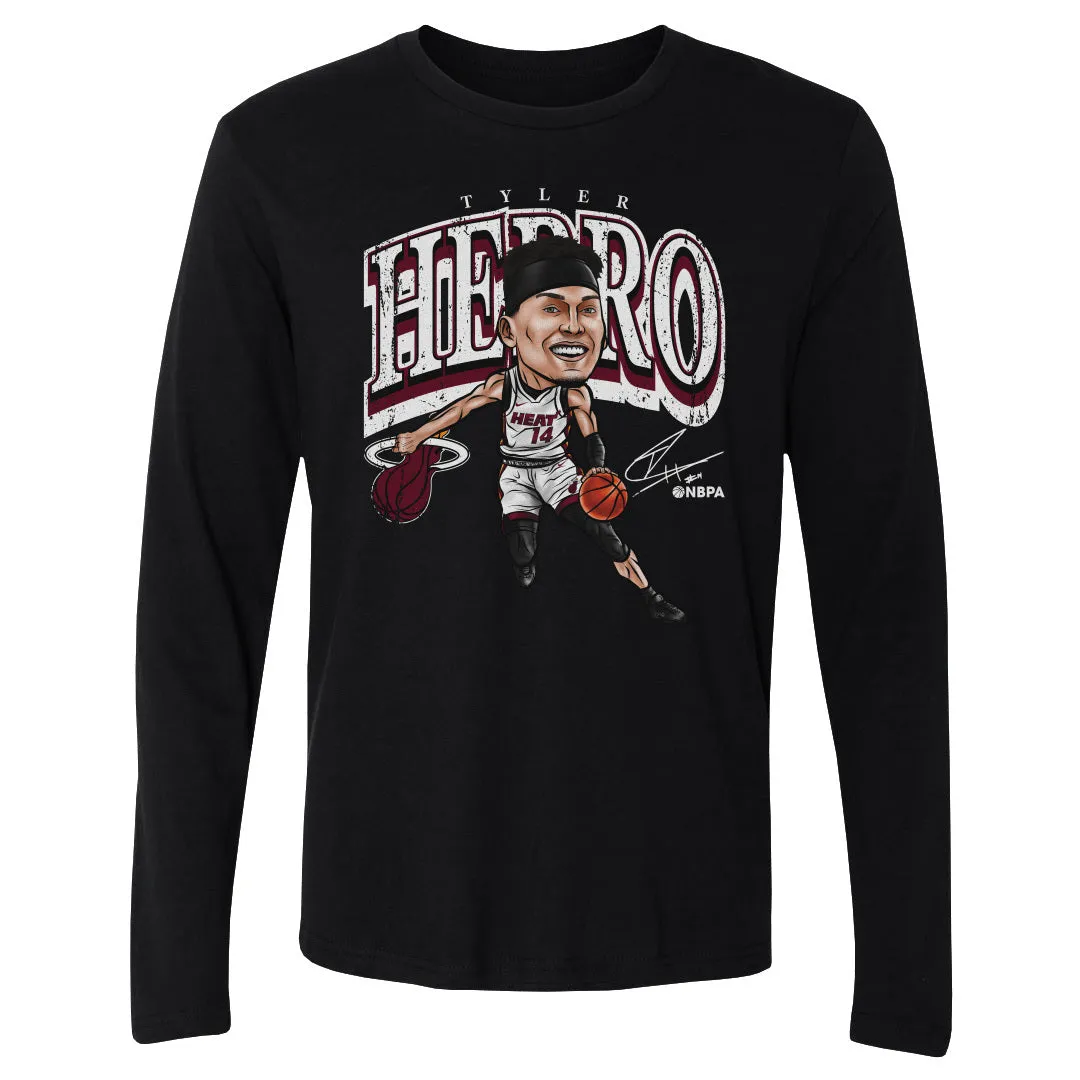 Tyler Herro Miami Heat Cartoon WHT sold by 500 Level