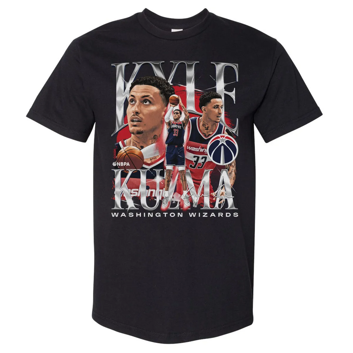 Kyle Kuzma Washington Wizards Vintage WHT sold by 500 Level