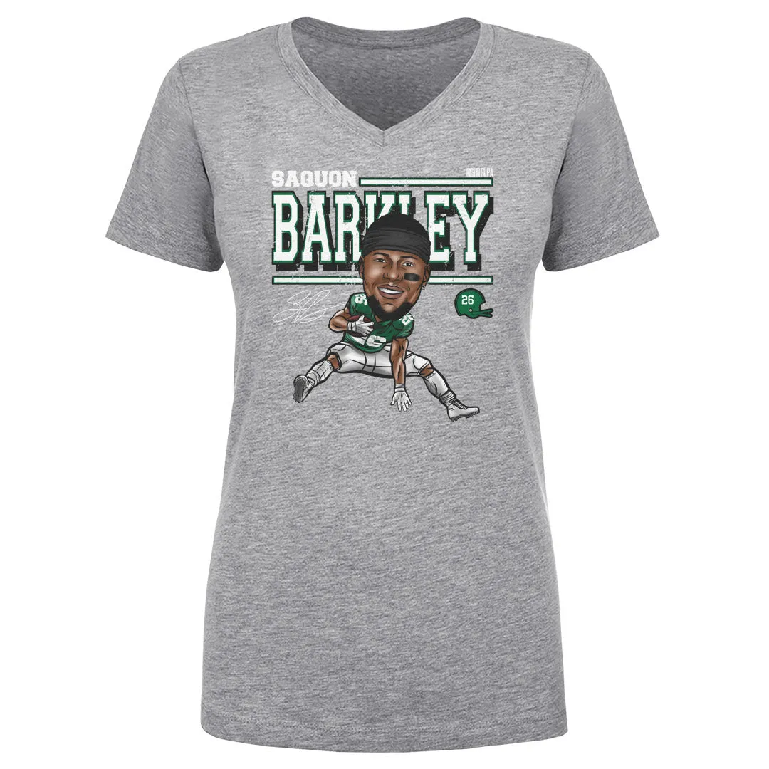 Saquon Barkley Philadelphia Cartoon WHT sold by 500 Level