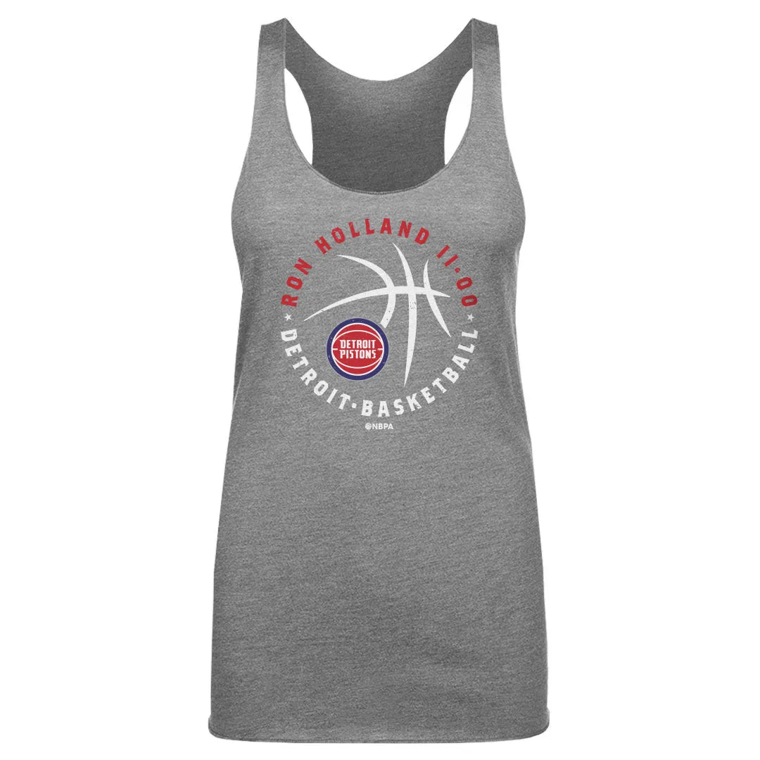 Ron Holland II Detroit Pistons Player Ball WHT sold by 500 Level product image thumbnail 2