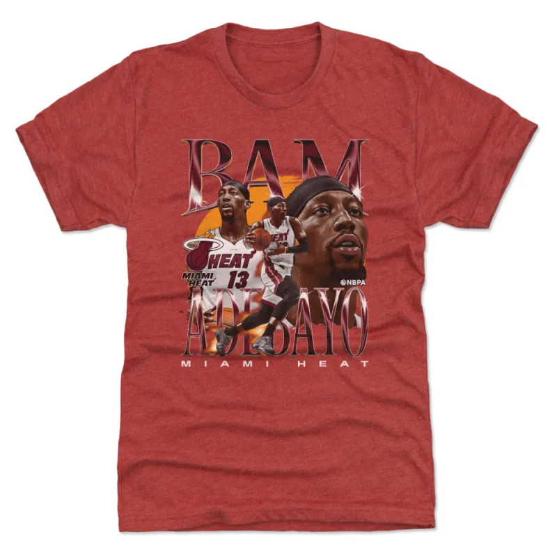 Bam Adebayo Miami Heat Vintage WHT sold by 500 Level