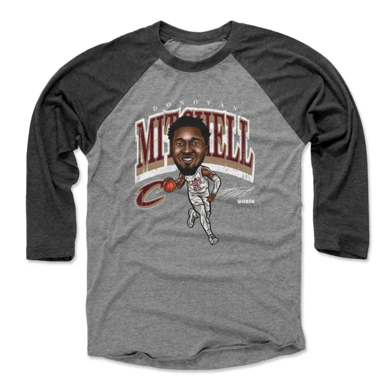 Donovan Mitchell Cleveland Cavaliers Cartoon WHT sold by 500 Level
