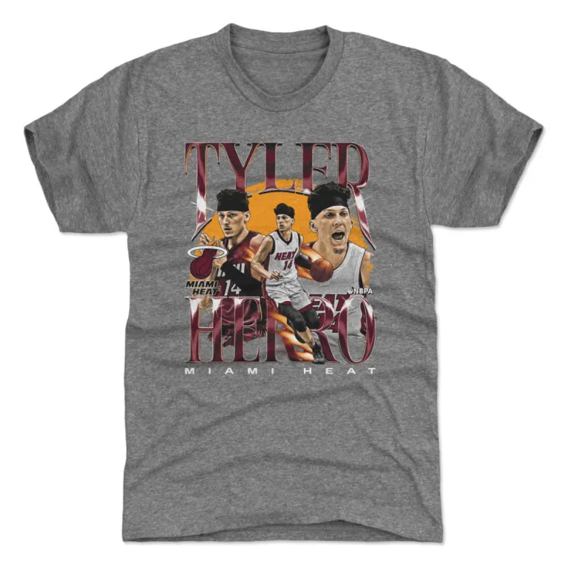 Tyler Herro Miami Heat Vintage WHT sold by 500 Level
