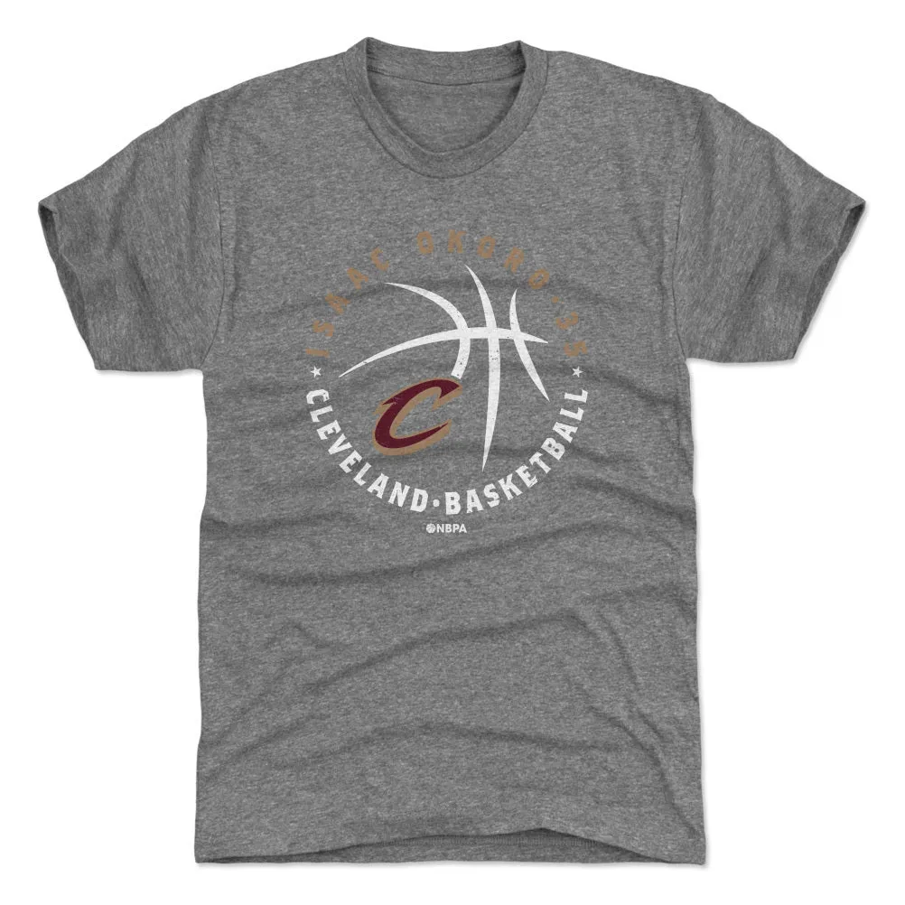 Isaac Okoro Cleveland Cavaliers Player Ball WHT sold by 500 Level product image thumbnail 2