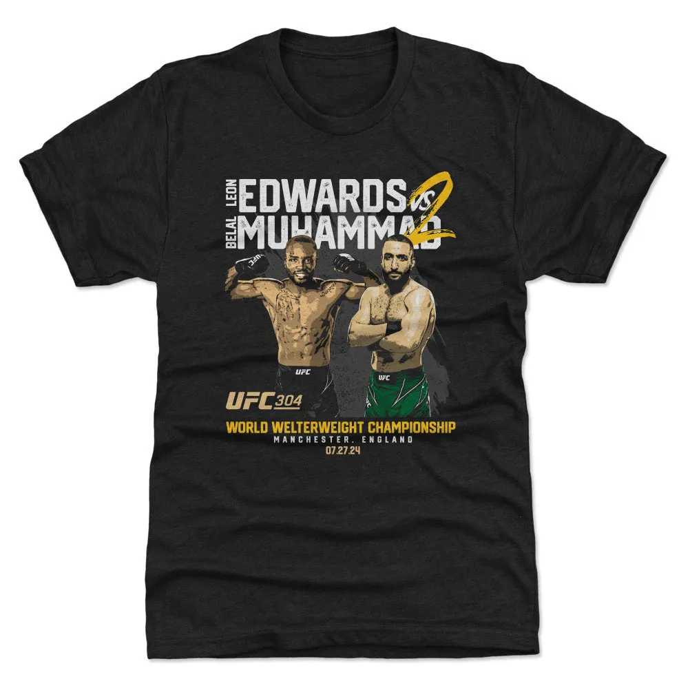 UFC 304 Leon Edwards Vs. Belal Muhammad 2 WHT sold by 500 Level