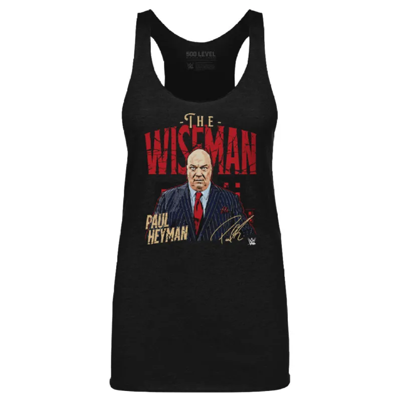 Paul Heyman Pose WHT sold by 500 Level