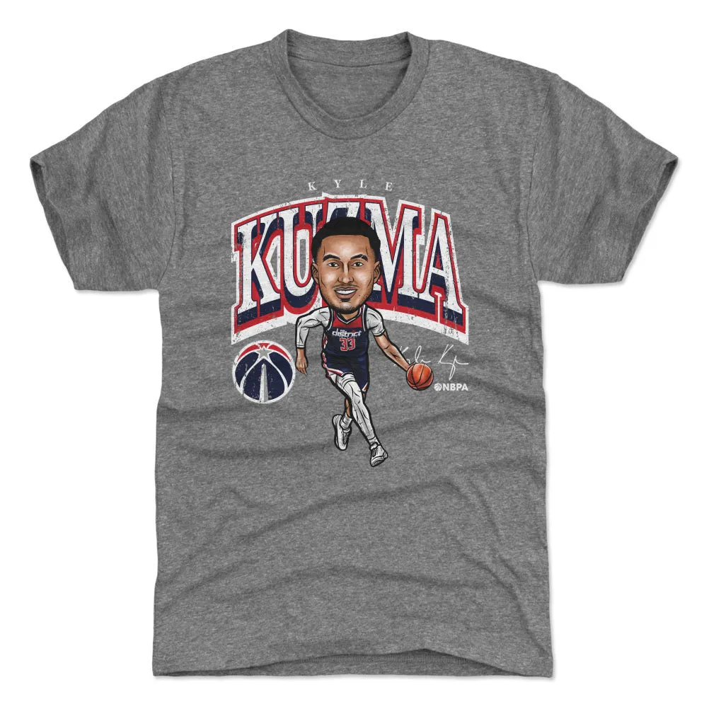 Kyle Kuzma Washington Wizards Cartoon WHT sold by 500 Level