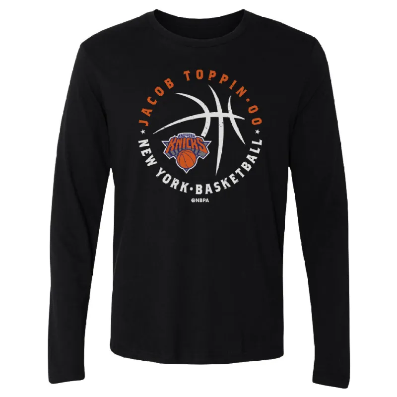 Jacob Toppin New York Knicks Player Ball WHT sold by 500 Level