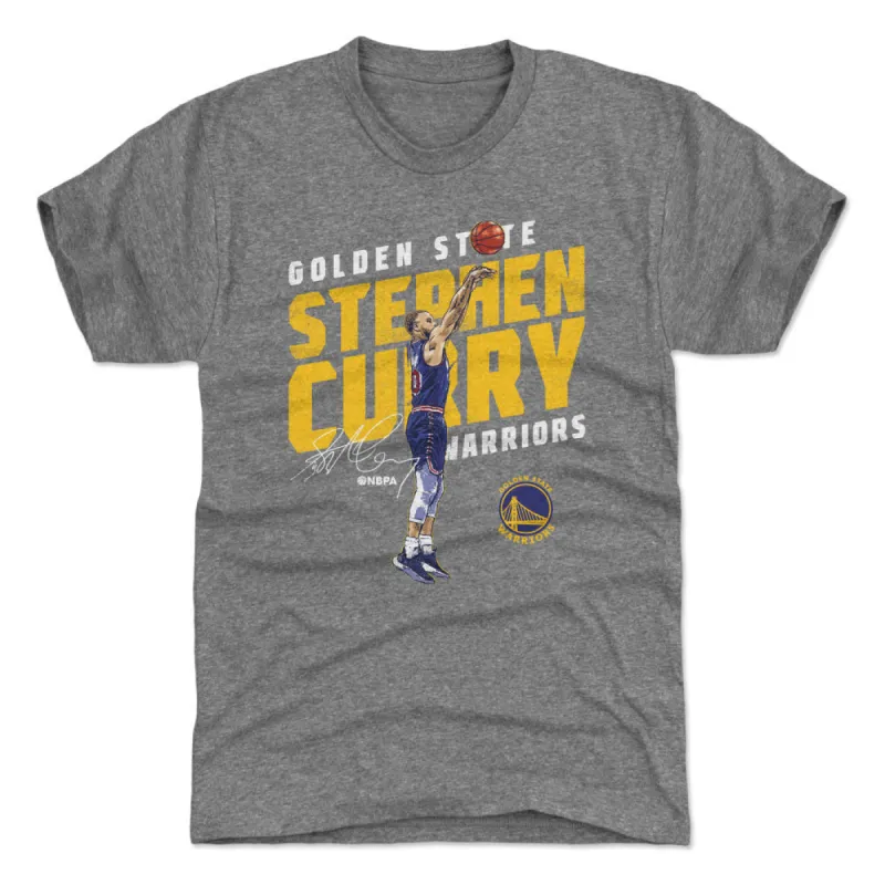 Steph Curry Golden State Warriors Slant WHT sold by 500 Level