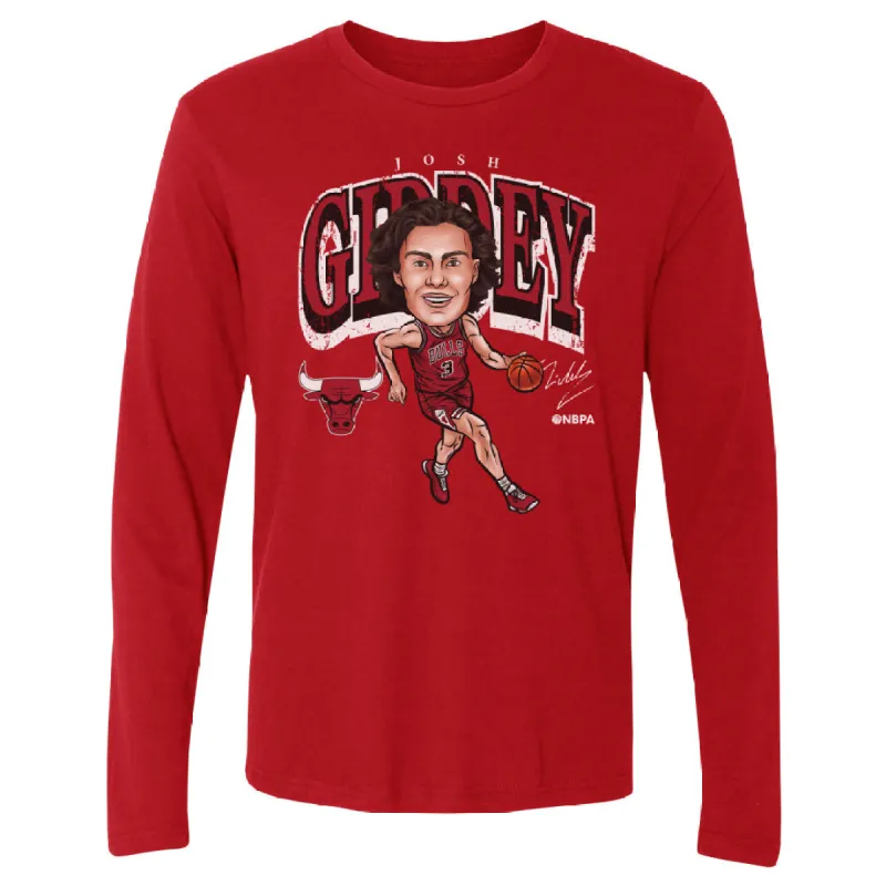 Josh Giddey Chicago Bulls Cartoon WHT sold by 500 Level