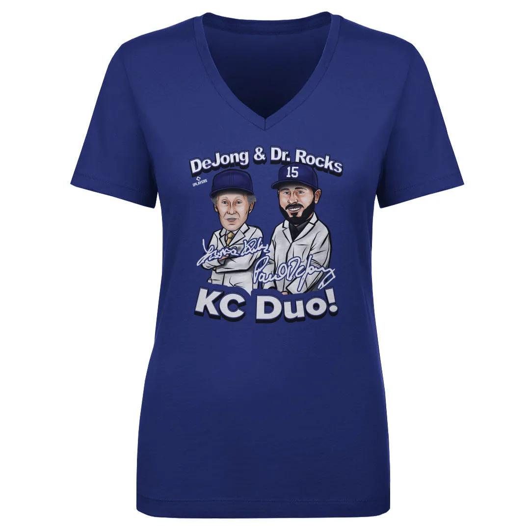 Paul DeJong & Dr. Rocks Kansas City Cartoon WHT sold by 500 Level product image thumbnail 2