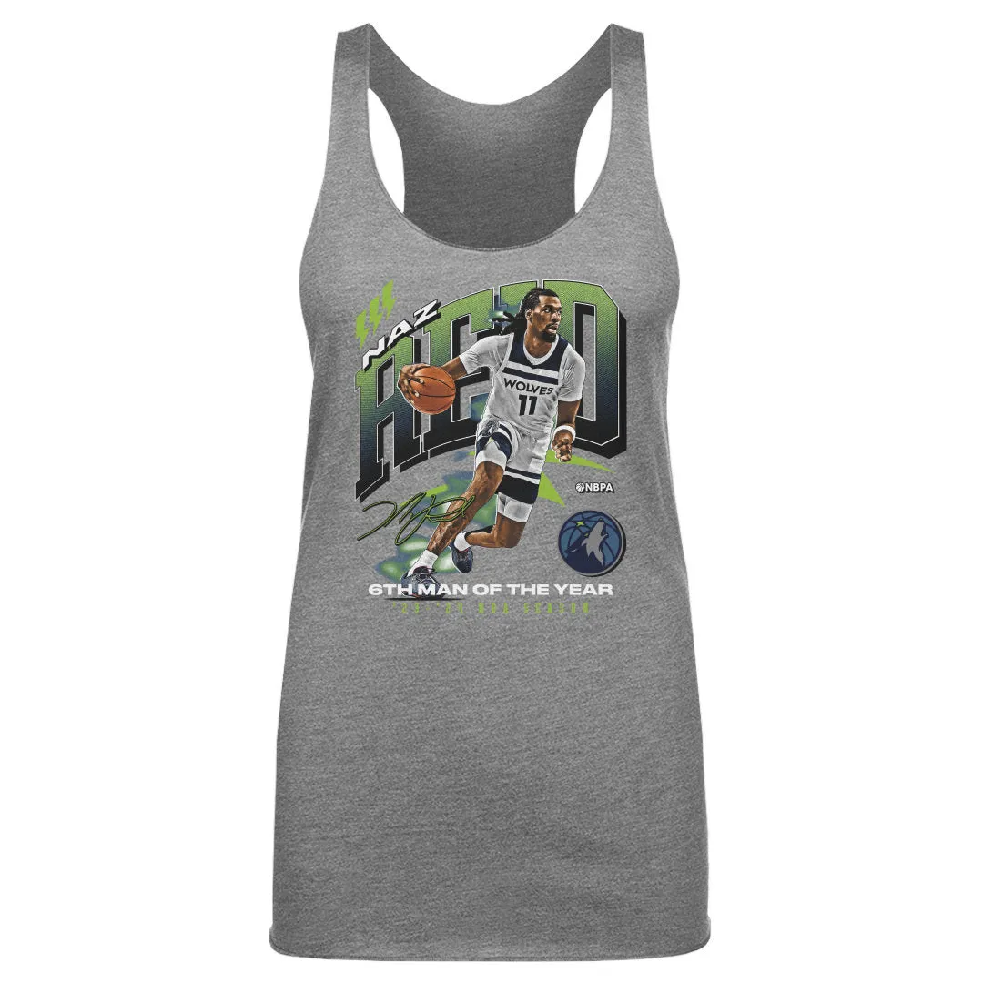 Naz Reid Minnesota Timberwolves 2024 NBA 6th Man Award WHT sold by 500 Level