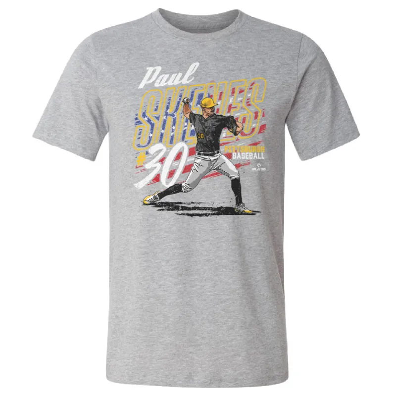 Paul Skenes Pittsburgh American Flag WHT sold by 500 Level