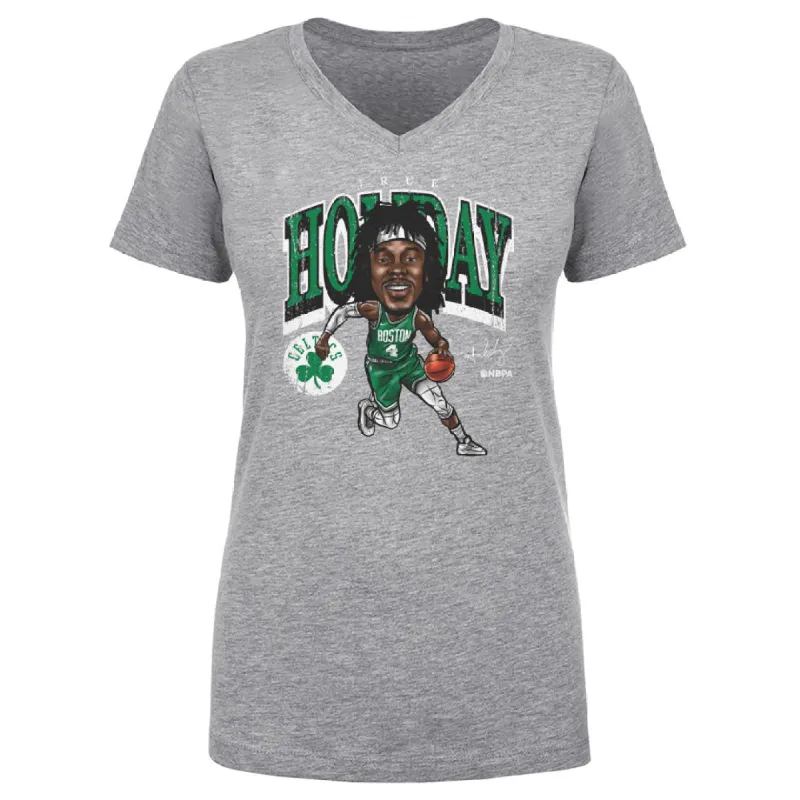 Jrue Holiday Boston Celtics Cartoon WHT sold by 500 Level