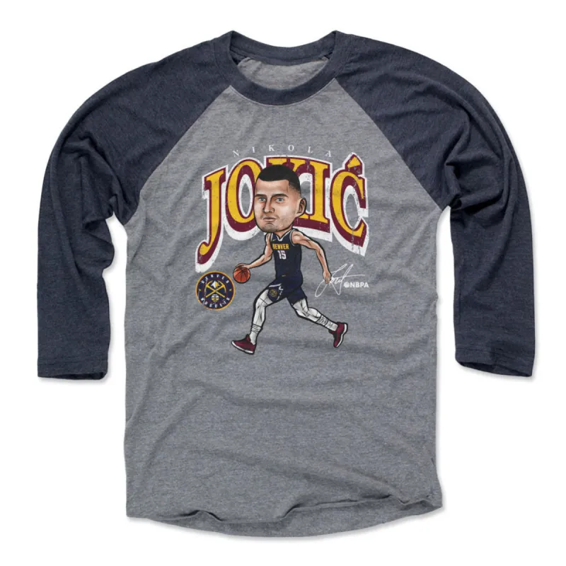 Nikola Jokic Denver Nuggets Cartoon WHT sold by 500 Level