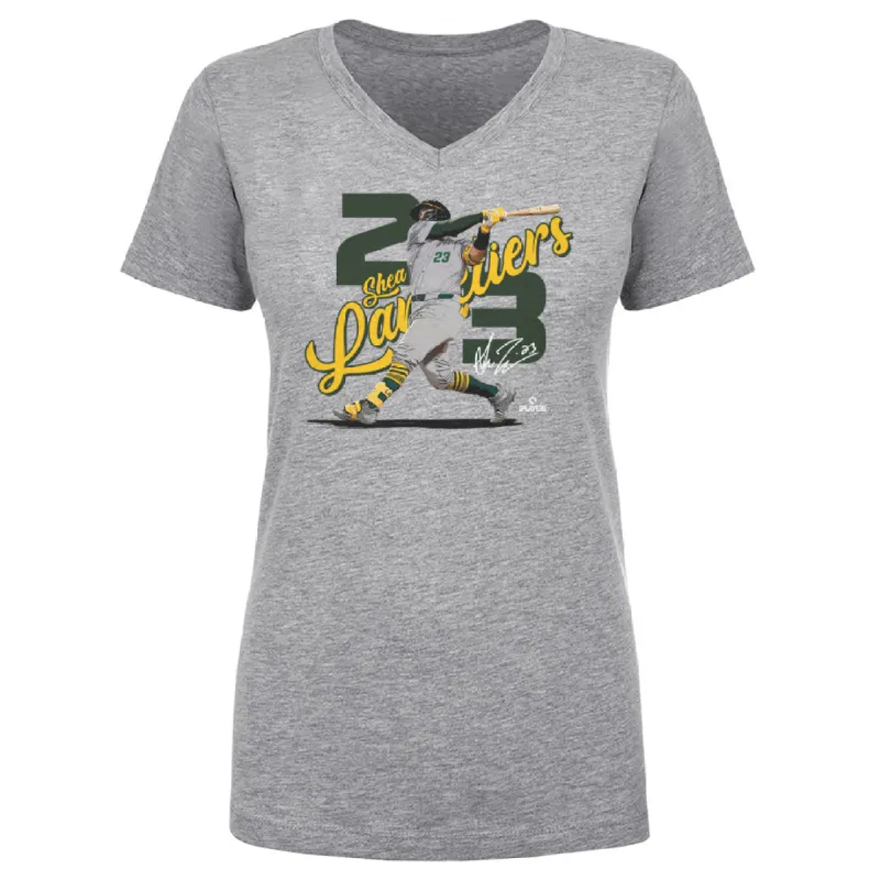 Shea Langeliers Oakland Player Number WHT sold by 500 Level