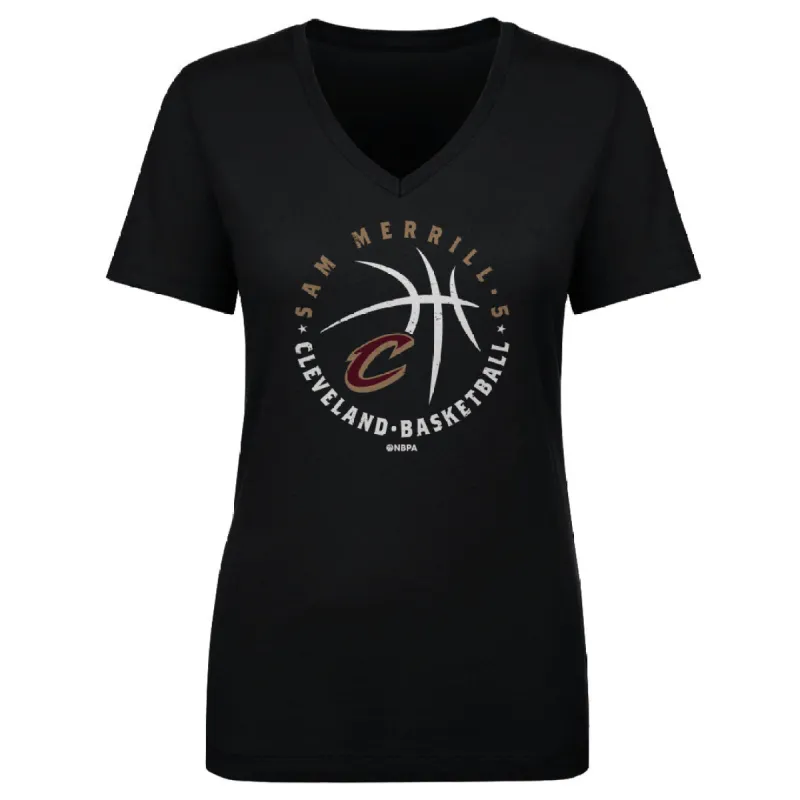 Sam Merrill Cleveland Cavaliers Player Ball WHT sold by 500 Level
