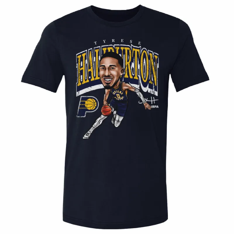Tyrese Haliburton Indiana Pacers Cartoon WHT sold by 500 Level