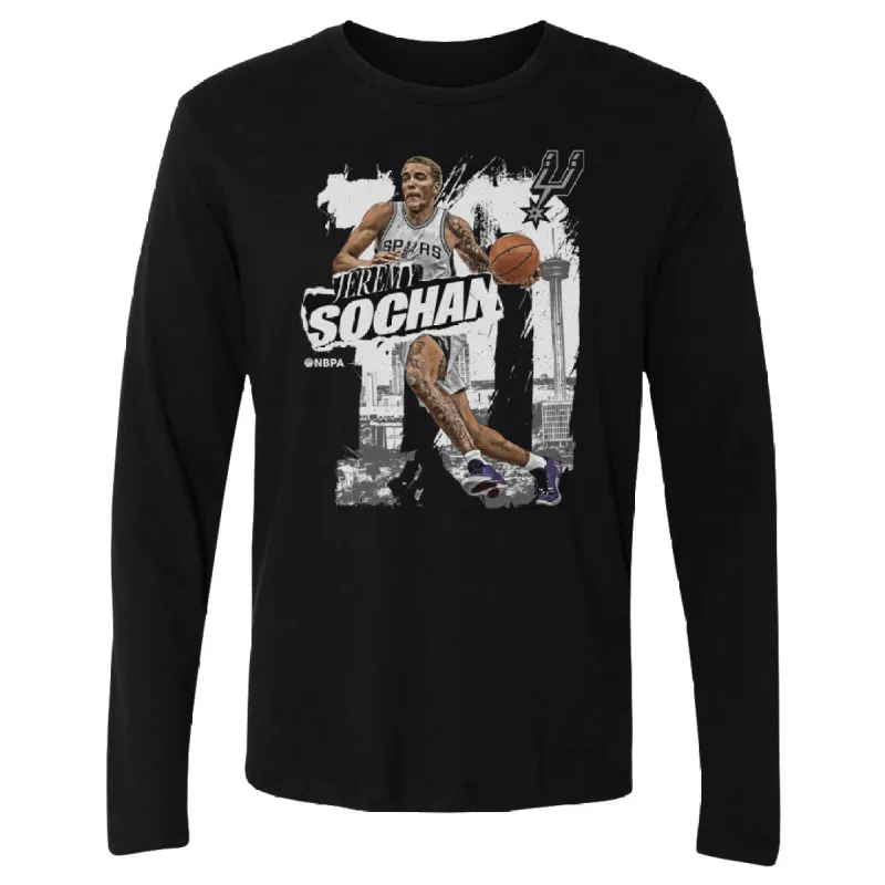 Jeremy Sochan San Antonio Spurs Rough WHT sold by 500 Level