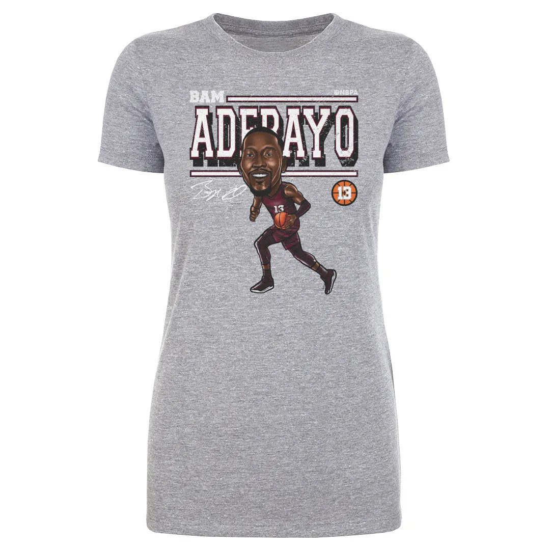 Bam Adebayo Miami Cartoon WHT sold by 500 Level
