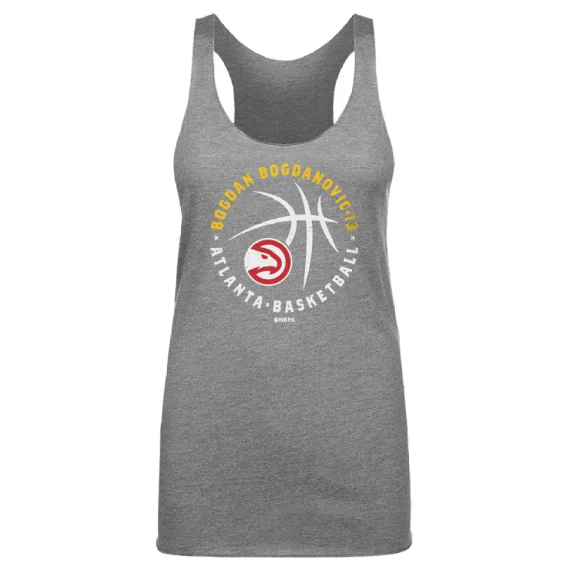 Bogdan Bogdanovic Atlanta Hawks Player Ball WHT sold by 500 Level