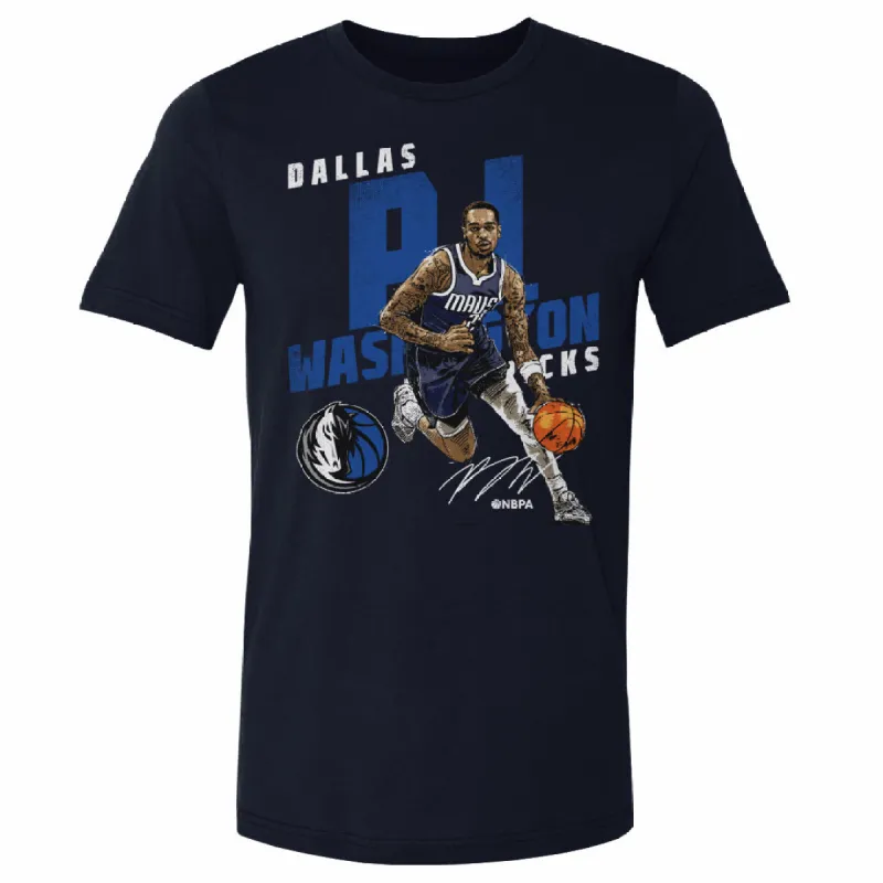 P.J. Washington Dallas Mavericks Slant WHT sold by 500 Level