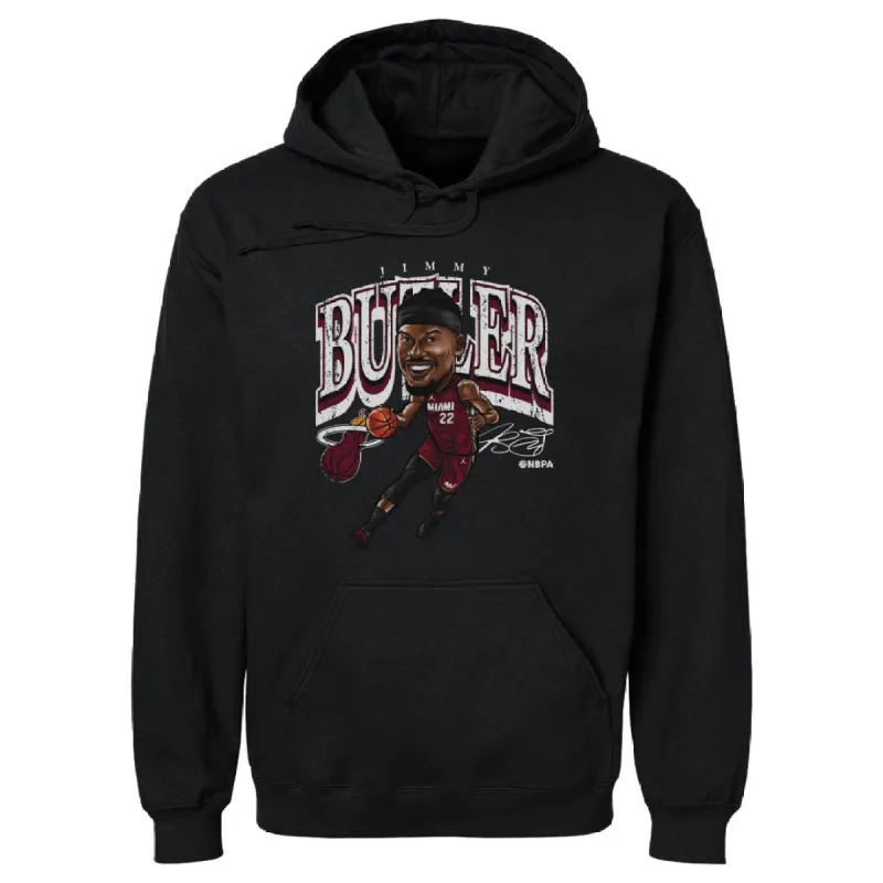 Jimmy Butler Miami Heat Cartoon WHT sold by 500 Level