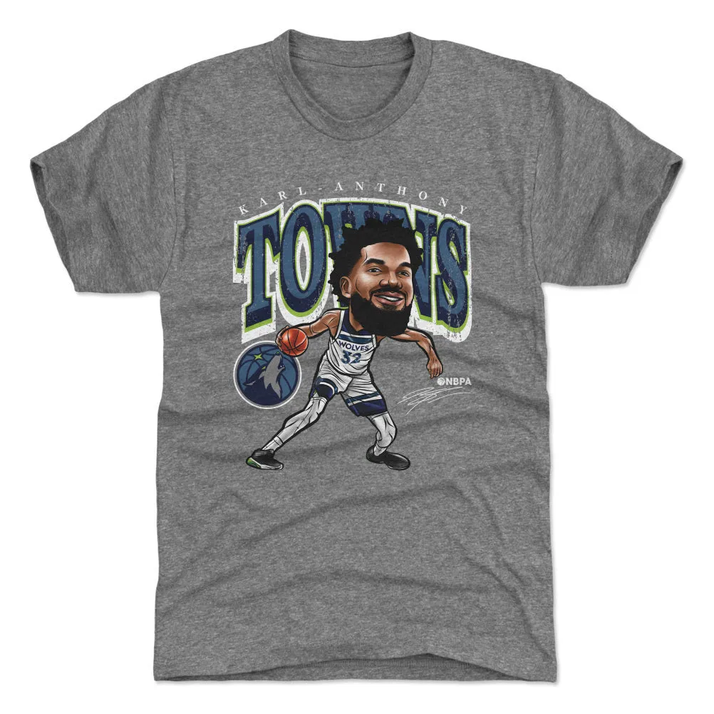 Karl-Anthony Towns Minnesota Timberwolves Cartoon NBA WHT sold by 500 Level product image thumbnail 2