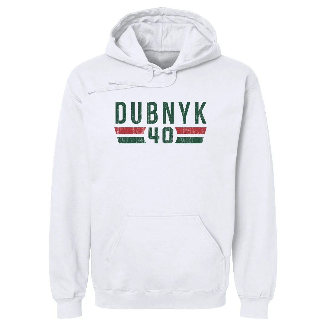 Devan Dubnyk Minnesota Font sold by 500 Level