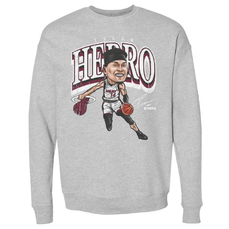 Tyler Herro Miami Heat Cartoon WHT sold by 500 Level