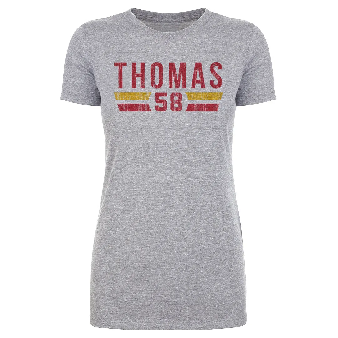 Derrick Thomas Kansas City Font sold by 500 Level