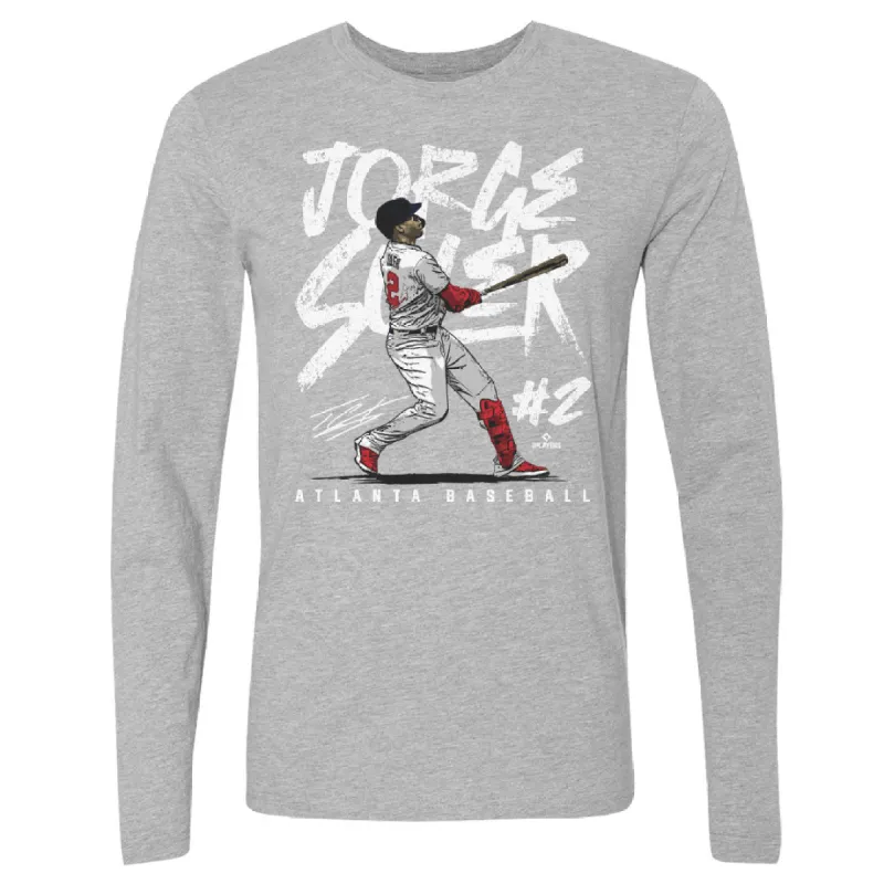 Jorge Soler Atlanta Player Name WHT sold by 500 Level