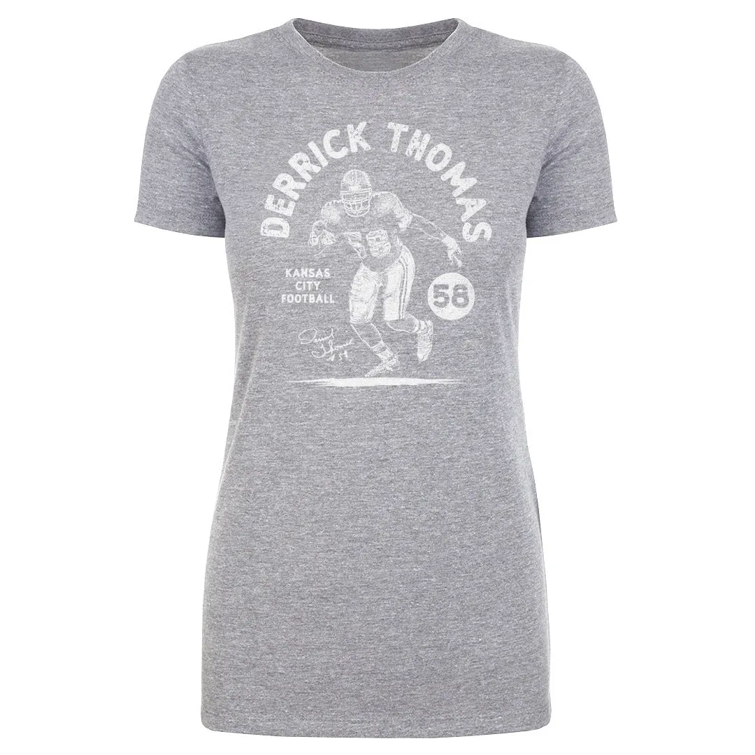 Derrick Thomas Kansas CIty Stamp WHT sold by 500 Level product image thumbnail 2