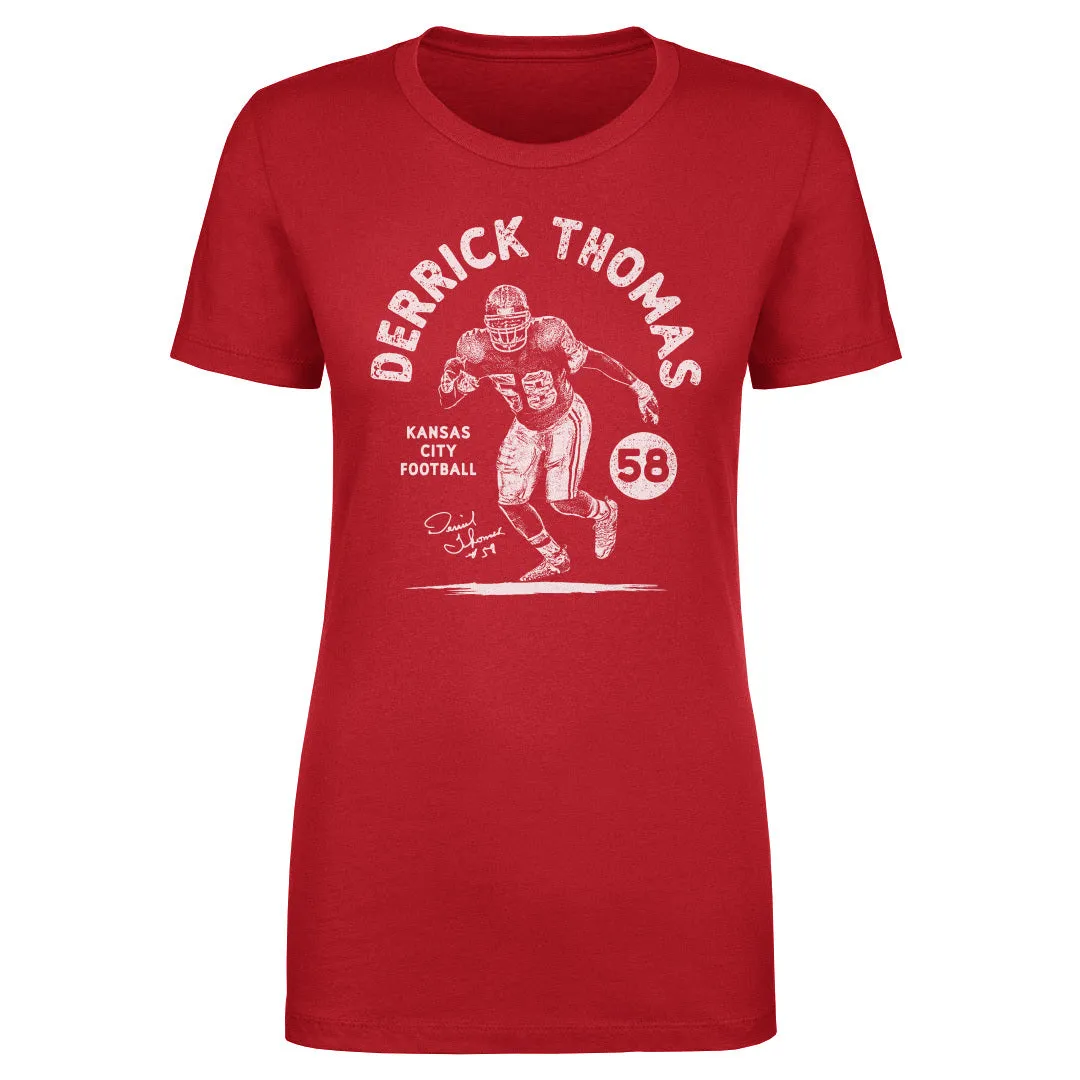 Derrick Thomas Kansas CIty Stamp WHT sold by 500 Level