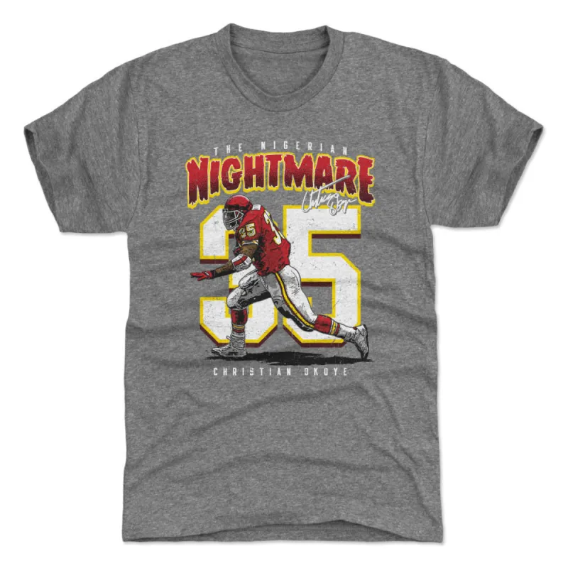 Christian Okoye Kansas City The Nigerian Nightmare WHT sold by 500 Level