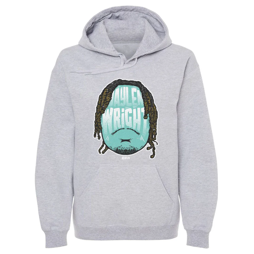 Jaylen Wright Miami Player Silhouette WHT sold by 500 Level