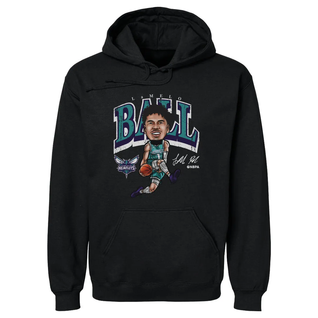 LaMelo Ball Charlotte Hornets Cartoon WHT sold by 500 Level product image thumbnail 2
