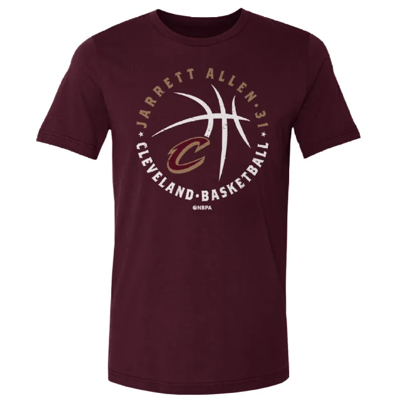 Jarrett Allen Cleveland Cavaliers Player Ball WHT sold by 500 Level