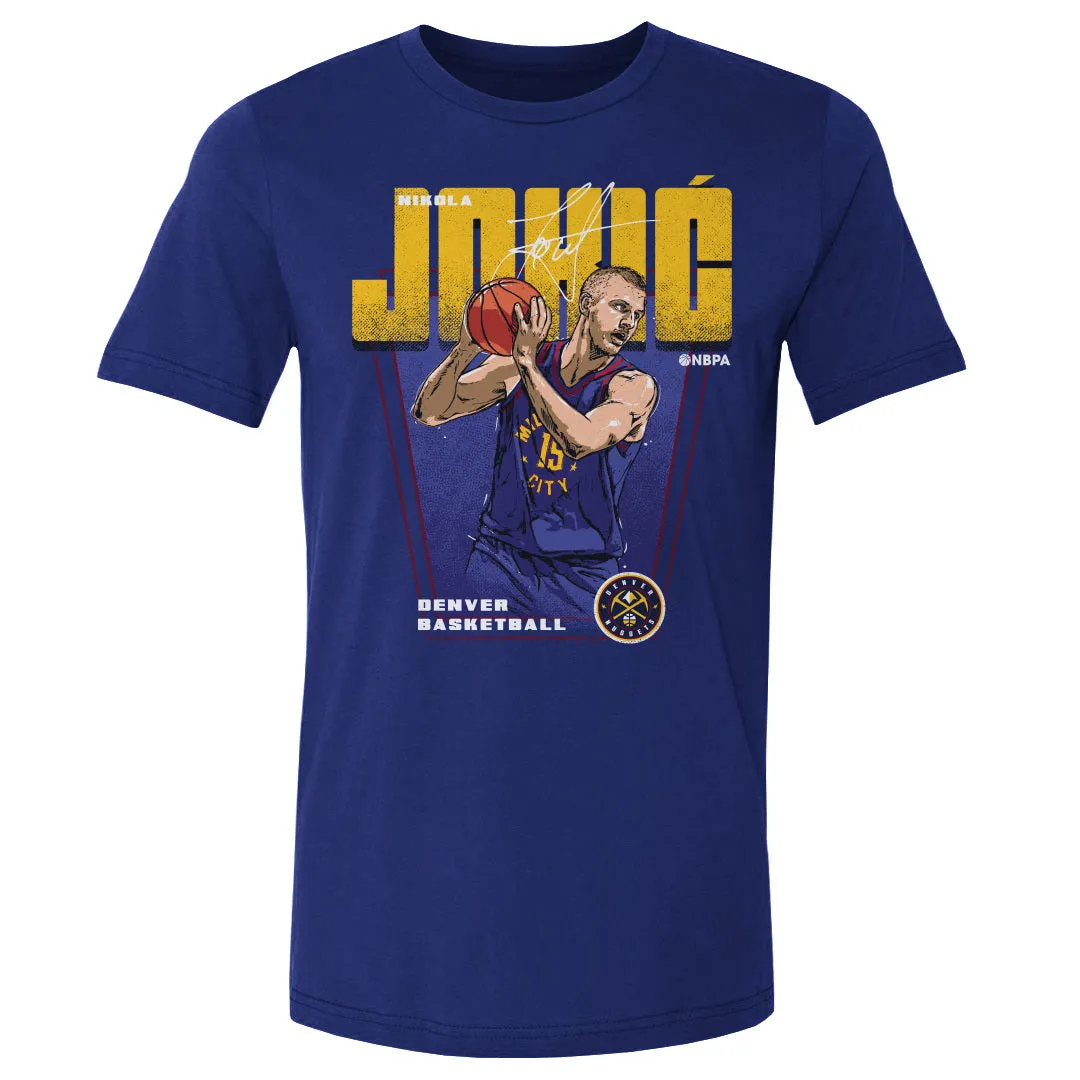 Nikola Jokic Denver Nuggets Premiere WHT sold by 500 Level