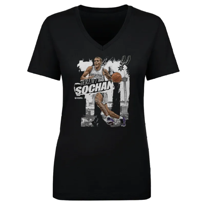 Jeremy Sochan San Antonio Spurs Rough WHT sold by 500 Level