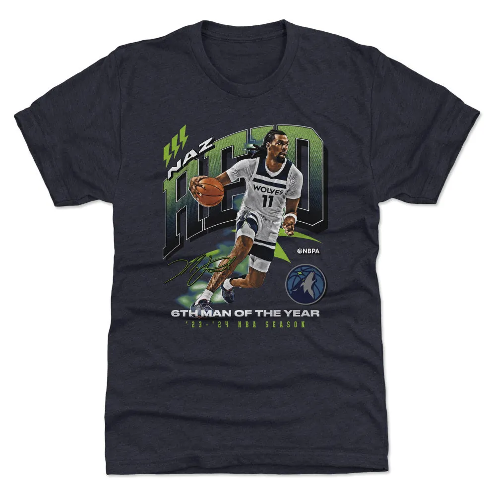 Naz Reid Minnesota Timberwolves 2024 NBA 6th Man Award WHT sold by 500 Level