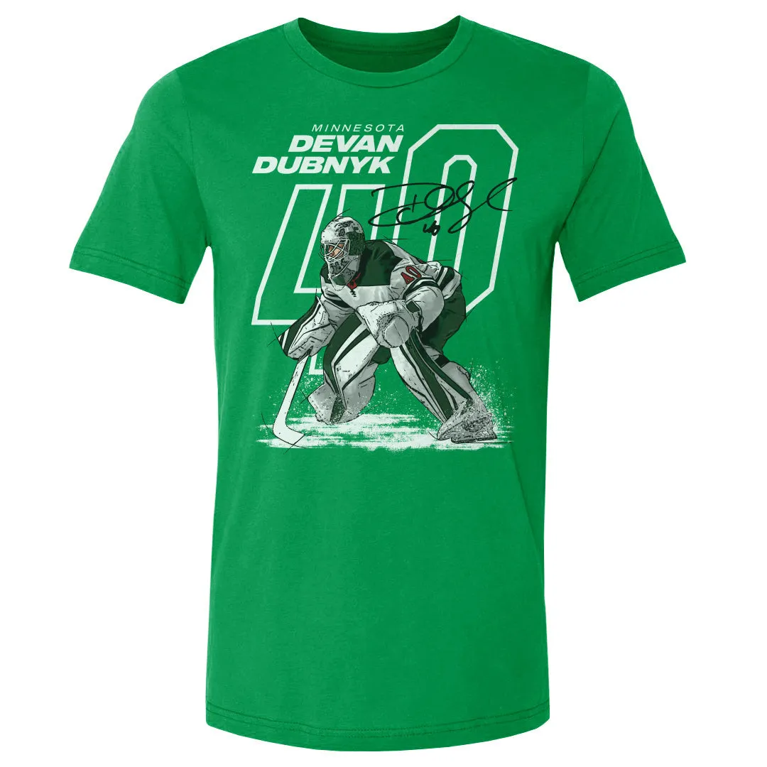 Devan Dubnyk Minnesota Offset WHT sold by 500 Level