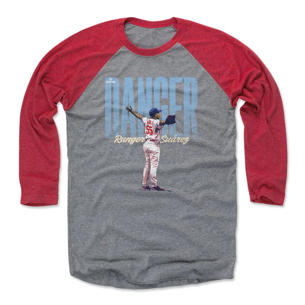 Ranger Suarez Philadelphia Danger Bold WHT sold by 500 Level
