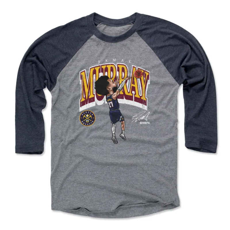 Jamal Murray Denver Nuggets Cartoon WHT sold by 500 Level