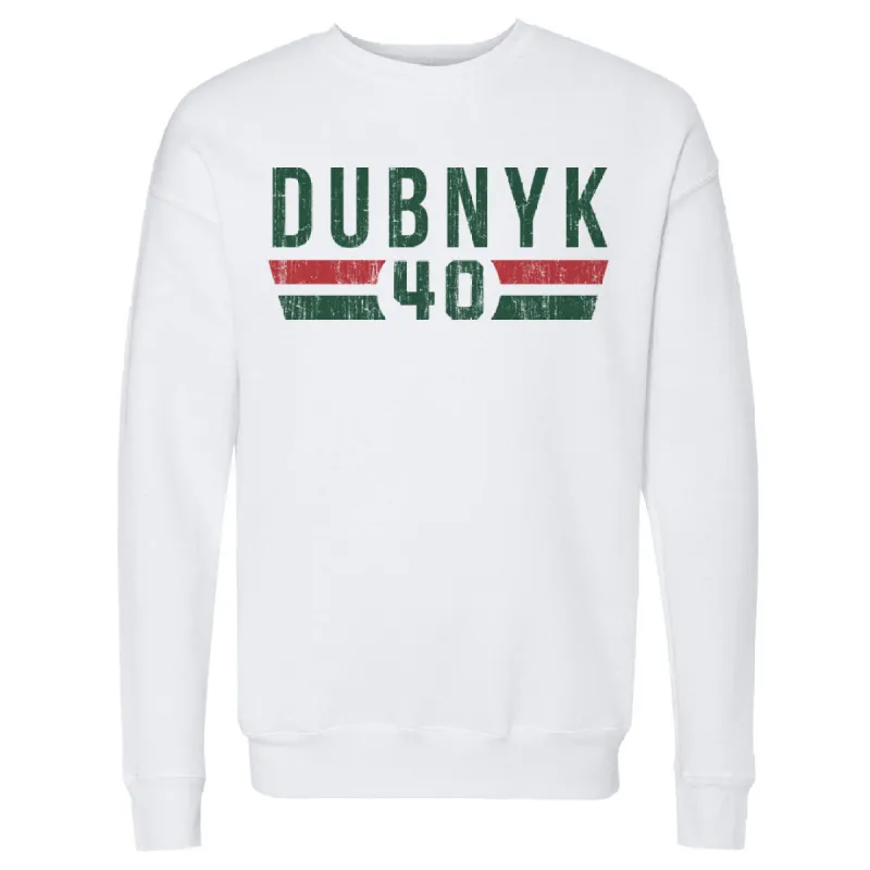 Devan Dubnyk Minnesota Font sold by 500 Level